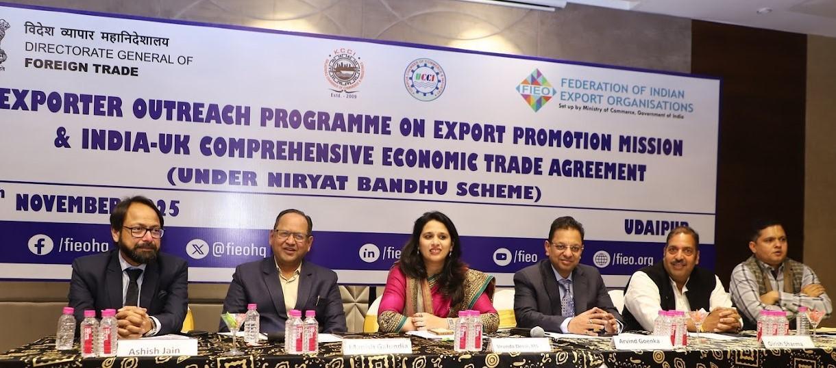 India–UK Trade Pact to Unlock Major Export Growth, Says DGFT Official at Udaipur Seminar