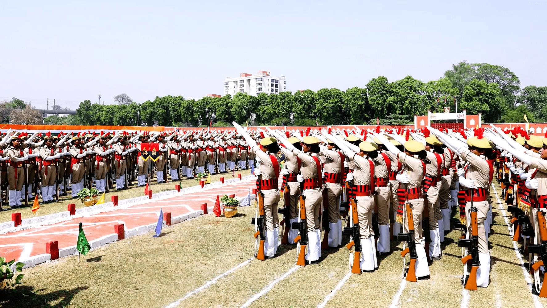 Yogi Adityanath Attends Passing-Out Parade of 60,000+ UP Police Constables